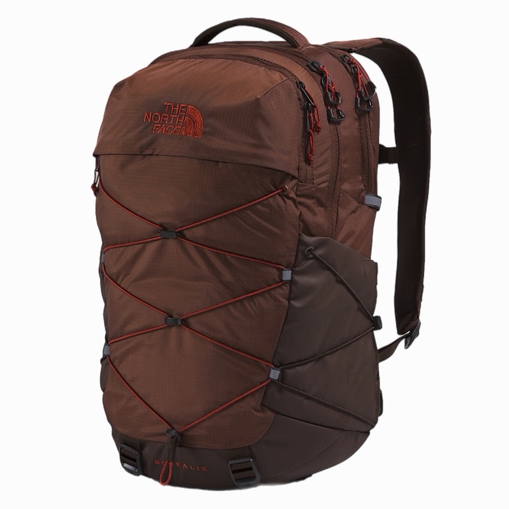 THE NORTH FACE Borealis Laptop Backpack Ember Soil 28L NWT $115 Hiking Outdoor - Picture 3 of 10